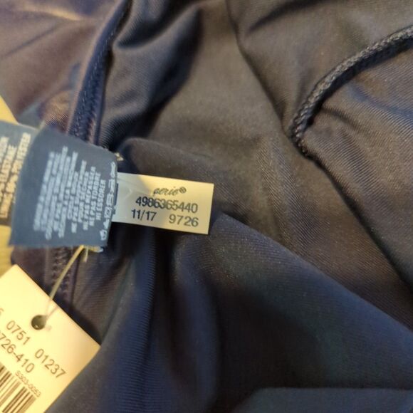 Aerie Cheeky Swimsuit One Piece Womens Medium Blue Long Ruffles Beach Pool - Picture 6 of 8